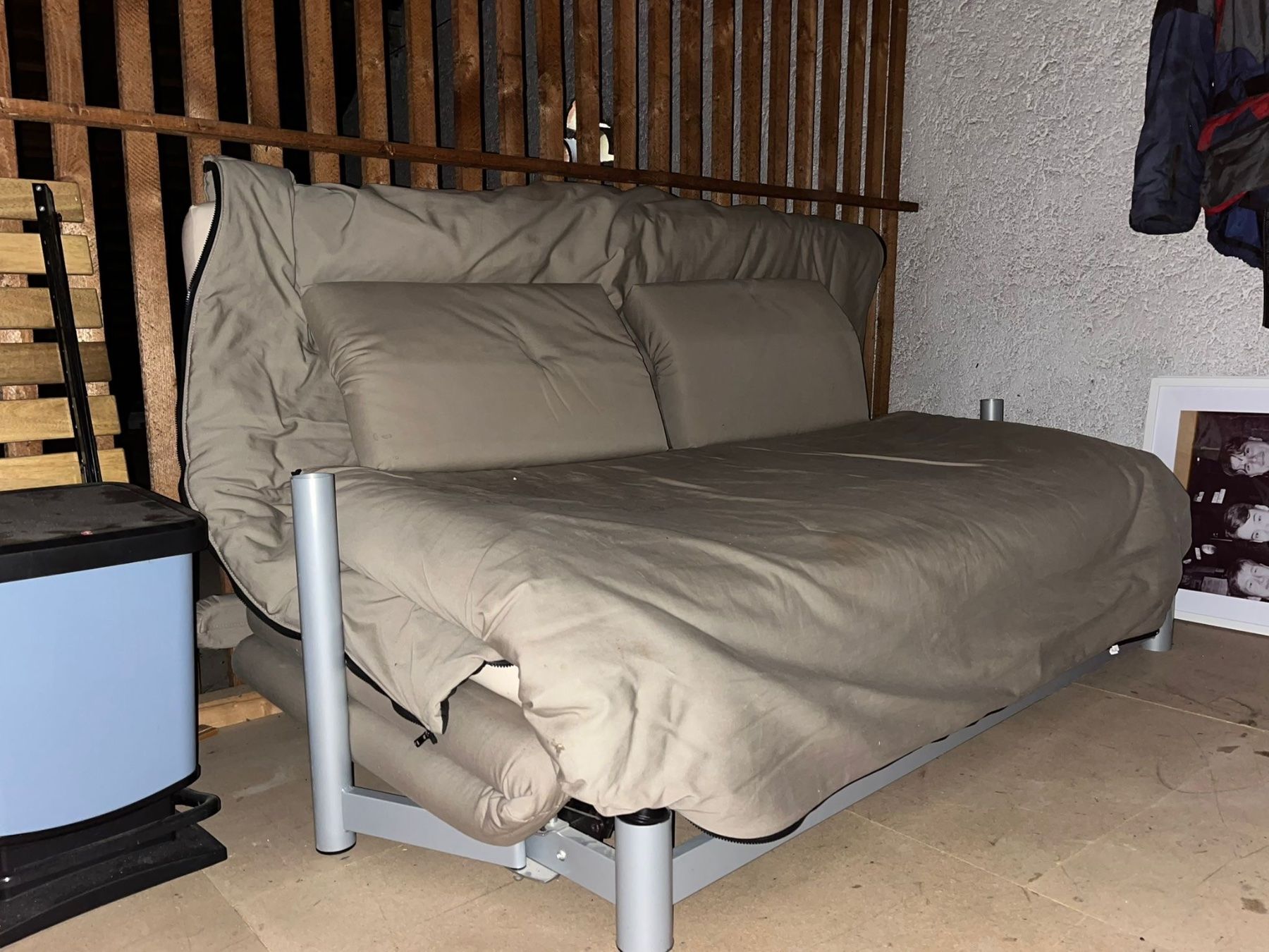 Divani: Convertible Grau/Beige Sofa Bed – Usato da Zürich venduto da pab_hz72 1