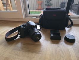 Canon EOS Rebel T5i + EF 18-55mm + Tasche + 64GB SD