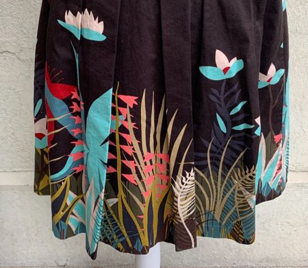 Splendide jupe 97%coton KENZO prairie & fleurs sauvages t.38