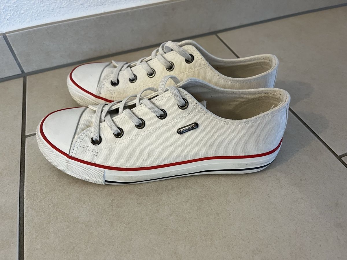 Scarpe per ragazze: Weisse Stoffschuhe Gr. 36 - Sprandi – Usato da Küssnacht am Rigi venduto da icbicb