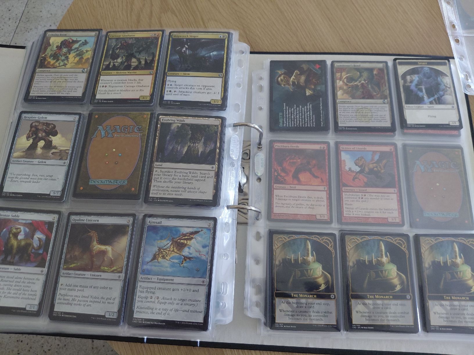Magic The Gathering Sammelbilder & Trading cards: MtG Ordner mit Eternal Masters/Eldritch Moon/Conspiracy – Gebraucht aus Kehrsatz von Jadeeeee 7