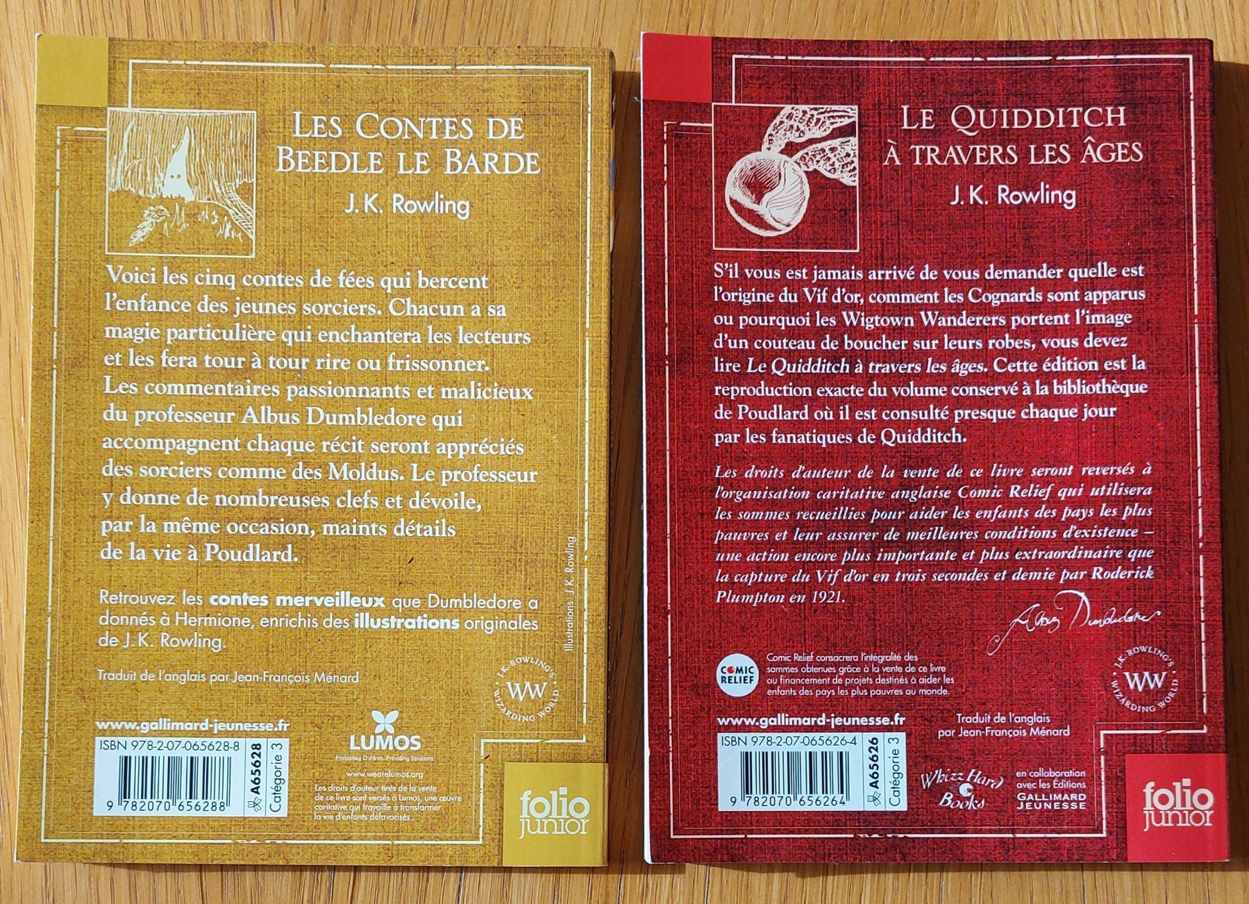 Libri: Lot 2 Livres Harry Potter – Usato da Uvrier venduto da orl_l6ff 1