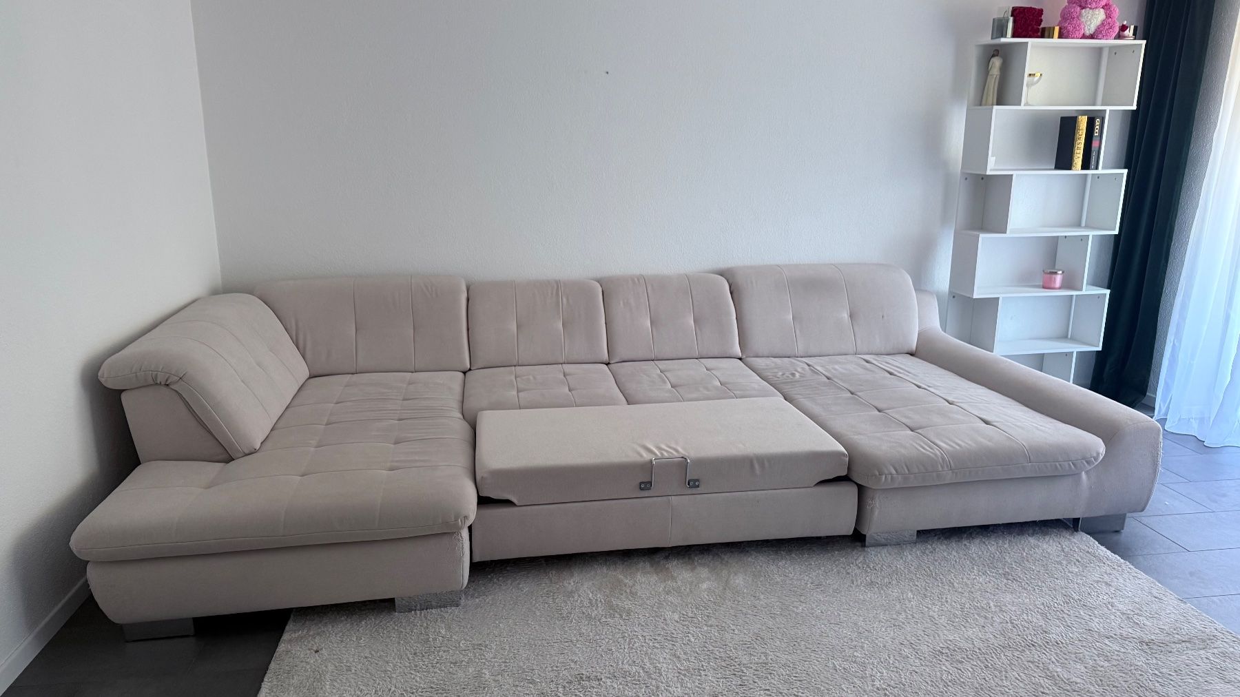 Divani: Sofa beige mit Bettfunktion (Wohnlandschaft) – Usato da Schaffhausen venduto da arb_yzv2 3