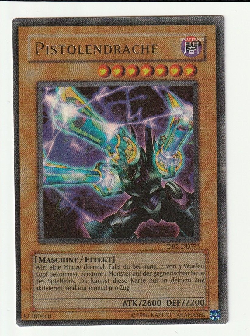 Yugioh Sammelbilder & Trading cards: Pistolendrache DB2 Ultra Rare – Gebraucht aus Schattdorf von Fabian500