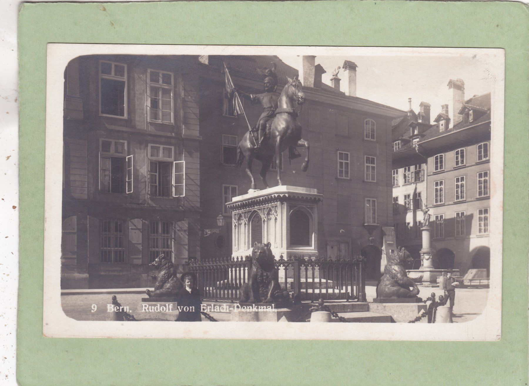 Cartoline postali: Bern Rudolf von Erlach Denkmal – Usato da Herisau venduto da Lisegrat2008