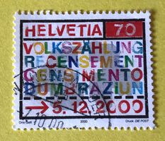 Nr.1005 GESTEMPELT Volkszählung 2000  Siehe Original Fotos.