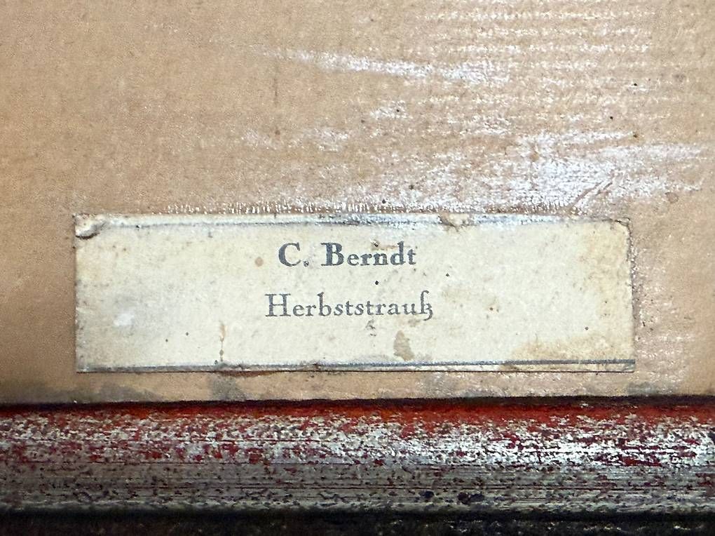 Dipinti: Gemälde Kunstdruck,,Herbststrauss" C.Bernd 1937 – Usato da Fahrwangen venduto da Dirk.Gerlach 3