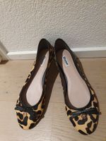 Dune Ballerinas Leo-Look, Gr. 40 NEU. Modell fällt klein aus