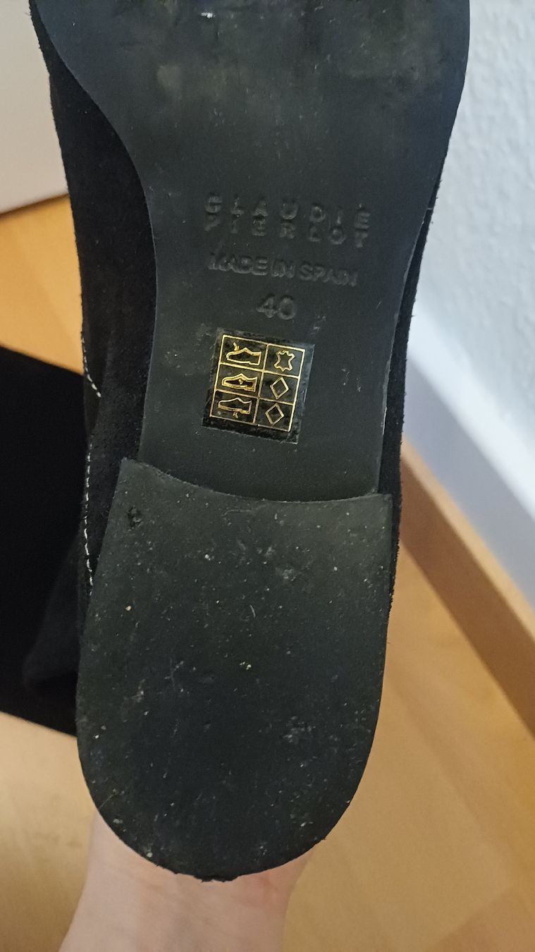 Claudie Pierlot Scarpe da donna: cuissardes en daim Claudie Pierlot – Nuovo (secondo la descrizione) da Vevey venduto da Veveybien 2