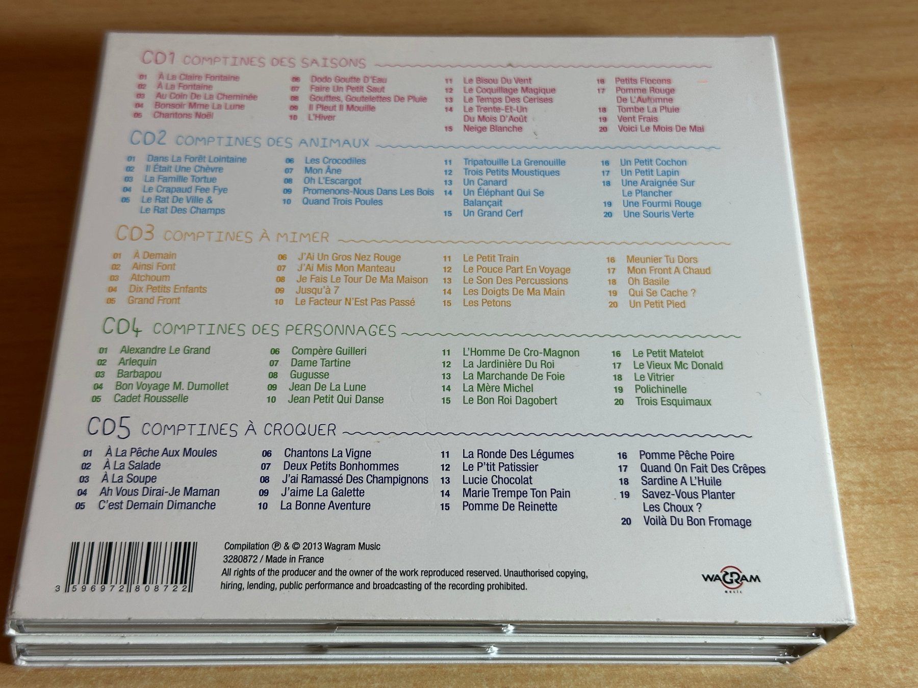 CD: Various - Coffret des crèches et maternelles 2013 - 5 CD – Usato da Rikon im Tösstal venduto da Alpenmutz 1