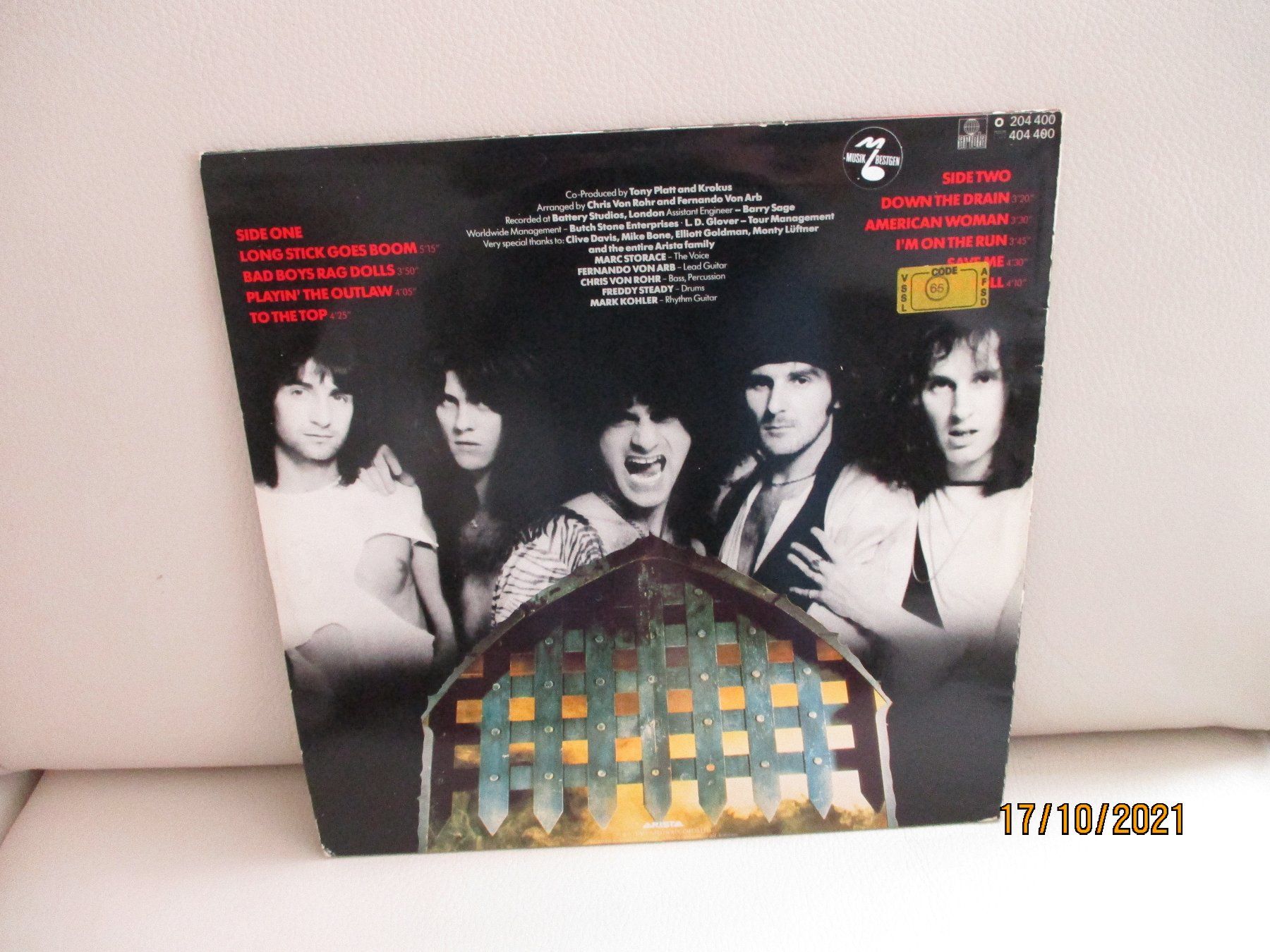 Dischi in vinile: Krokus - One Vice At A Time – Usato da Liestal venduto da Disc-Point 1