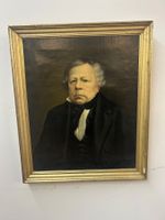 Ölgemälde auf Leinwand Portrait Mann Dominik Annen 1855