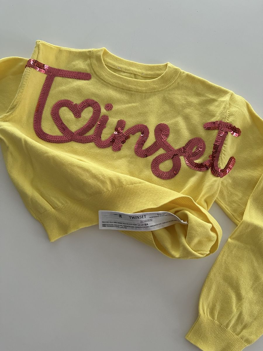 Twinset Maglioni & Felpe: Twinset 💛 Pullover mit Pailletten Gr. 8J – Nuovo (secondo la descrizione) da Grenchen venduto da ylo_8mlq 1