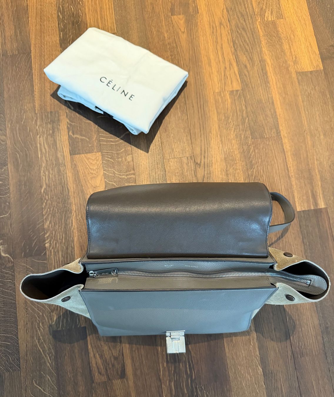 Celine Borse da donna: Céline Trapez Bag – grau, original – Usato da Zug venduto da luviluv 2