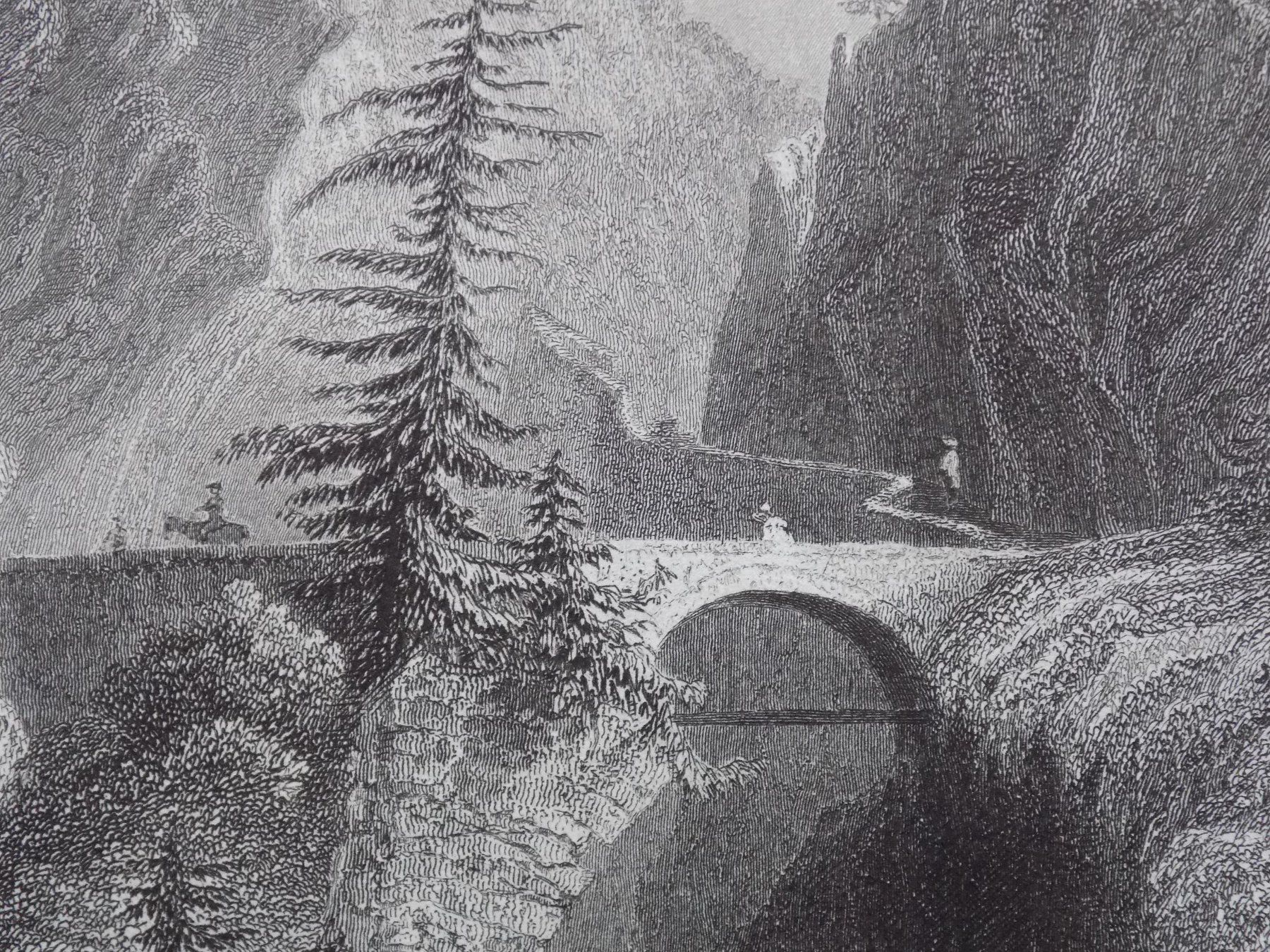 Stiche: Via Mala zweite Brücke – Gebraucht aus Risch von Rischli15 9