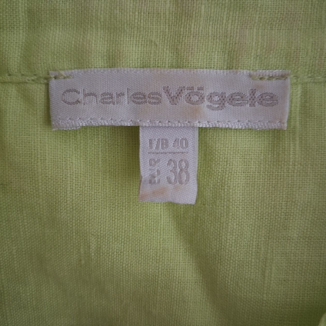 Camicette: Charles Vögele Lime Yellow Blouse Linen – Nuovo (secondo la descrizione) da Wil SG venduto da tre_g2l7 4