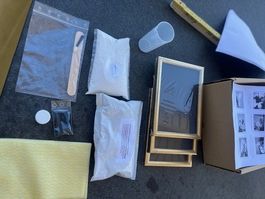 Bastelset Fussabdruck giessen - Geschenk