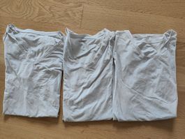 3 Tezenis V-Basic Shirts - Weiß, Größe M - Gebraucht