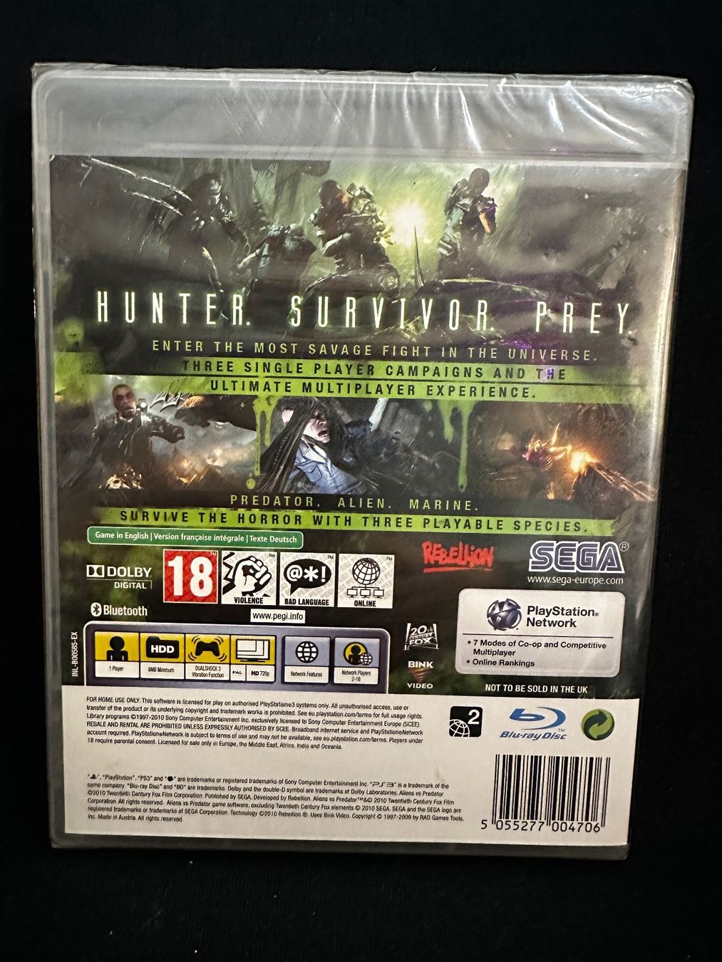 Spiele: Alien vs Predator I PS3 I NEU – Neu und originalverpackt aus Küssnacht am Rigi von Bionicmax 1