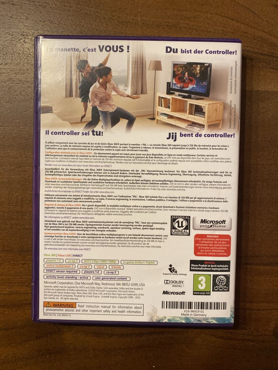 Microsoft Giochi: Kinect Adventures für Xbox 360 (Kinect) – Usato da Thunstetten venduto da Virus_33 2