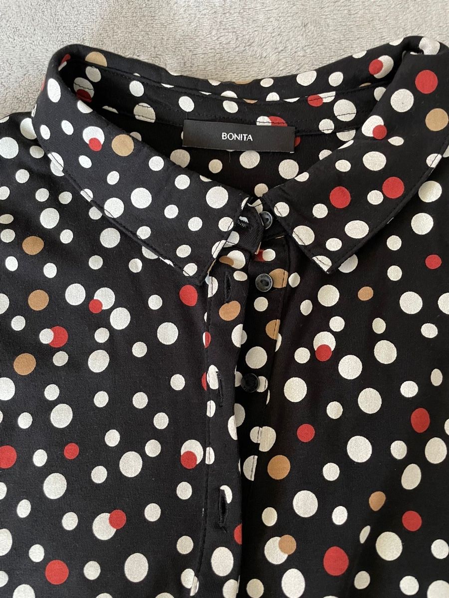 Bonita Camicette: Chemisier à pois Bonita, taille XXL, coton – Nuovo (secondo la descrizione) da Vuippens venduto da ale_6gkb 4