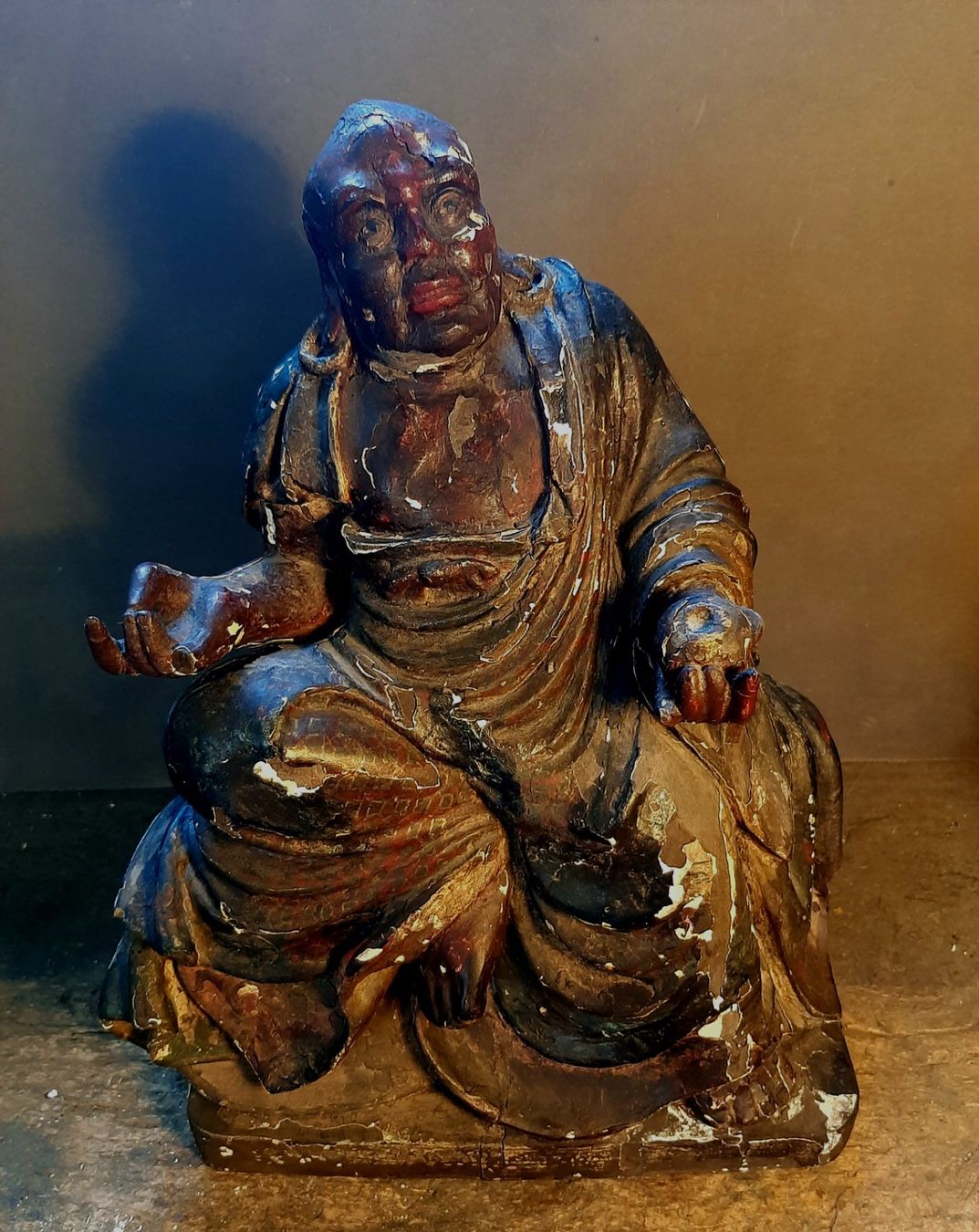 Skulpturen & Statuen: Grosse antike Buddha Skulptur – Gebraucht aus Arbon von torso444