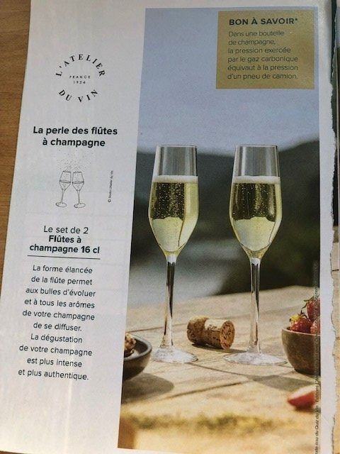 Bicchieri: ATELIER DU VIN FLUTE CHAMPAGNE NEUF – Nuovo e nell'imballaggio originale da Bernex venduto da eunicefitz 2