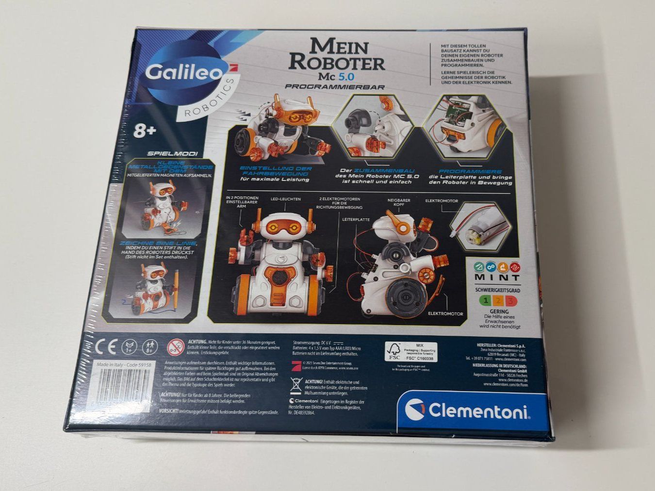 Clementoni Giocattoli: Galileo Mein Roboter mc 5.0 – Nuovo e nell'imballaggio originale da Siggenthal Station venduto da Chinchi3 1