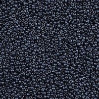 MIYUKI Rocailles 11/0 – Mattes Gunmetal-Grau (2001)