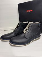 Bottines chaudes Lloyd, cuir noir, parfait pour l'hiver! T45