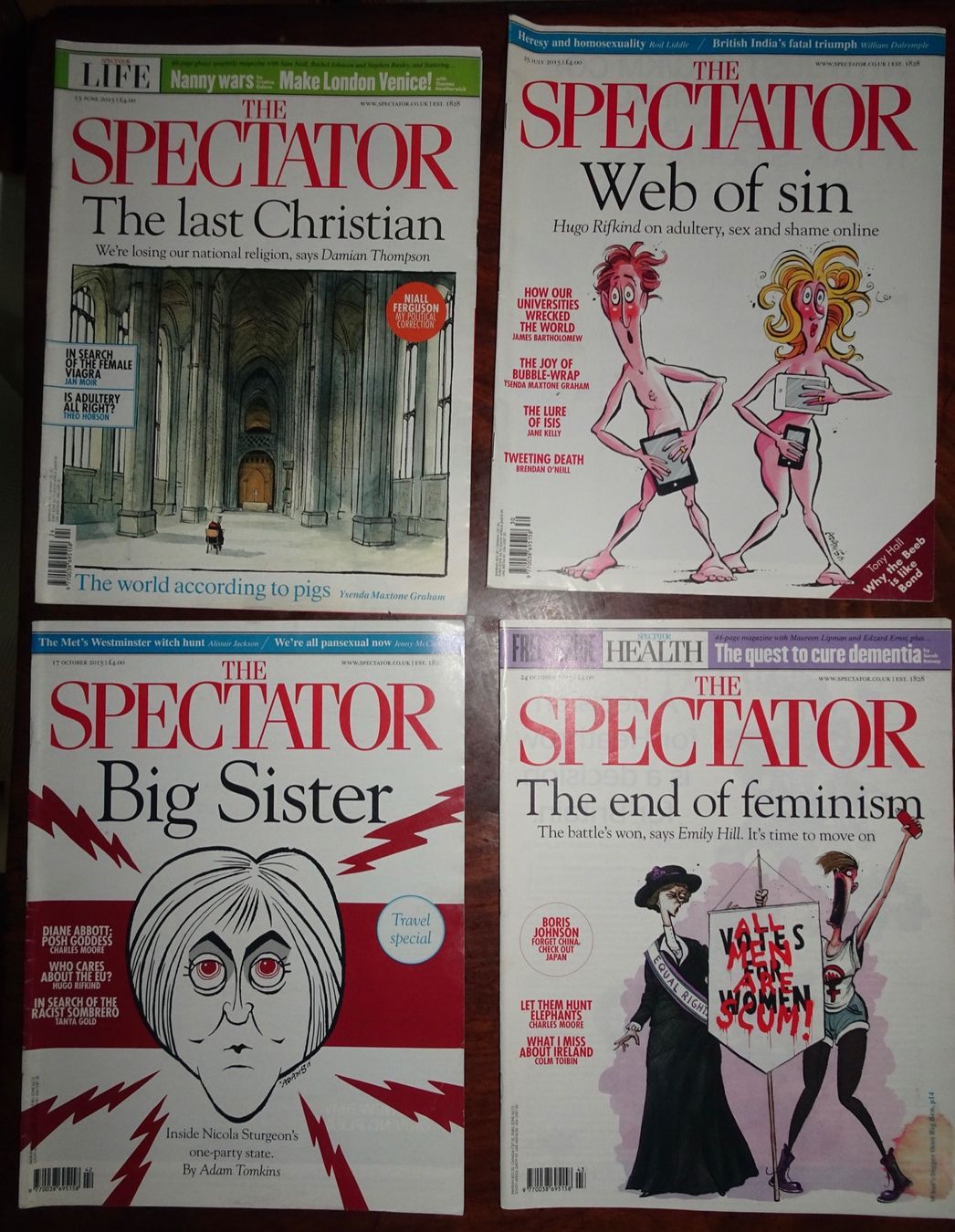 Riviste & Magazine: 18 magazines Spectator de 2013-2016 – Usato da Châtelaine venduto da Gio54321 2
