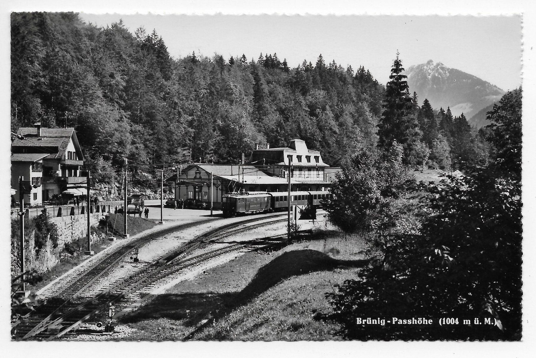 Ansichtskarten: Brünig Passhöhe🚃 – Gebraucht aus Hefenhofen von Richsalz