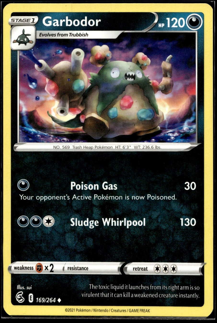 Pokémon Carte collezionabili: Garbodor (FST EN 169/264) – Usato da Affoltern am Albis venduto da Chiesa_5
