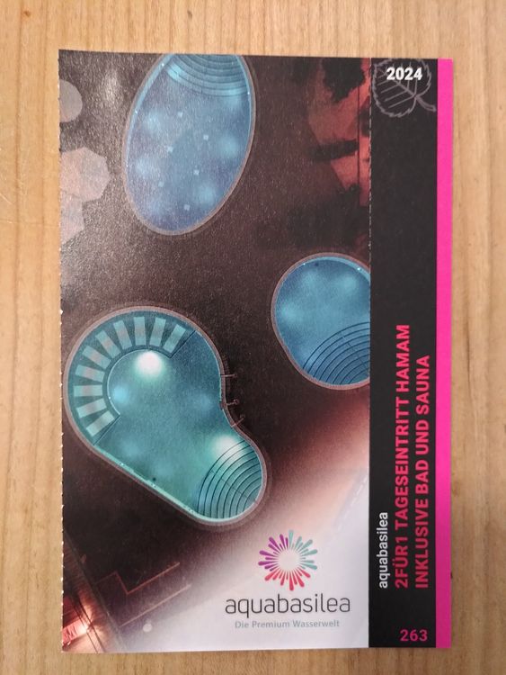 2 für 1 Tageseintritt aquabasilea (Neu (gemäss Beschreibung)) in Basel ...