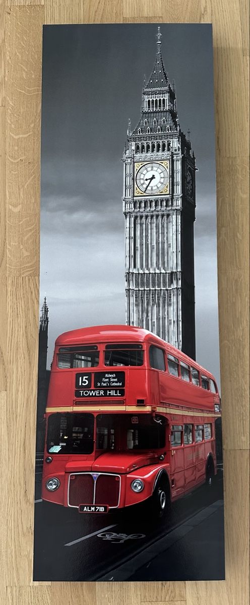 Foto & Immagini: London Bild mit Bus und Big Ben – Usato da Sumiswald venduto da Sigmund90