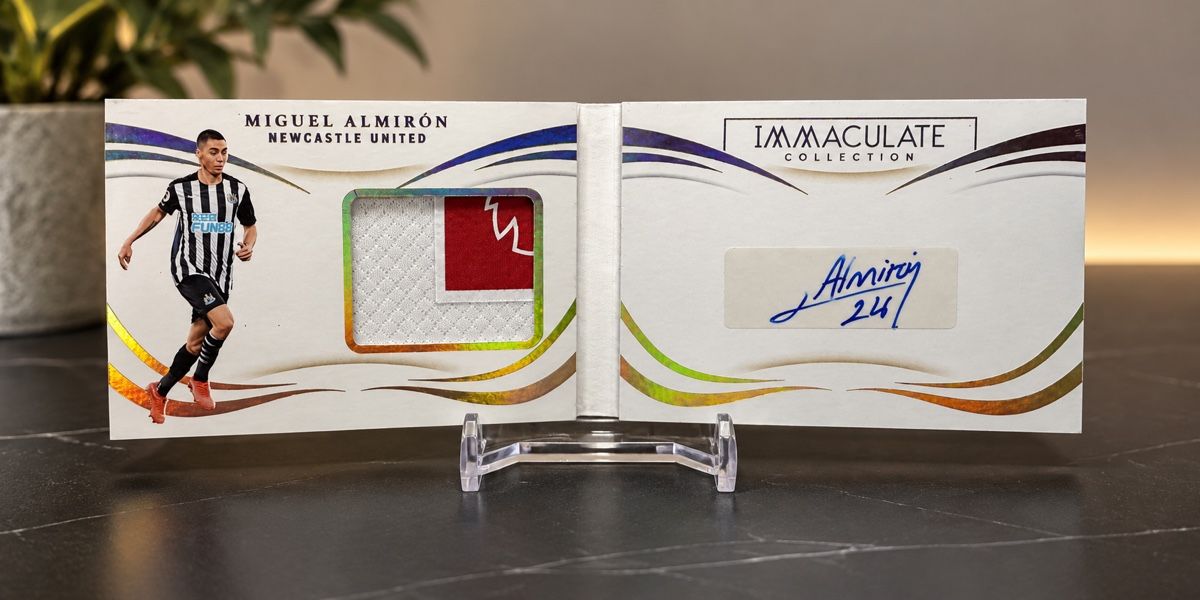 Panini Sammelbilder & Trading cards: Miguel Almirón Immaculate Match-Worn Patch Auto Booklet – Neu (gemäss Beschreibung) aus Affoltern am Albis von andy1896