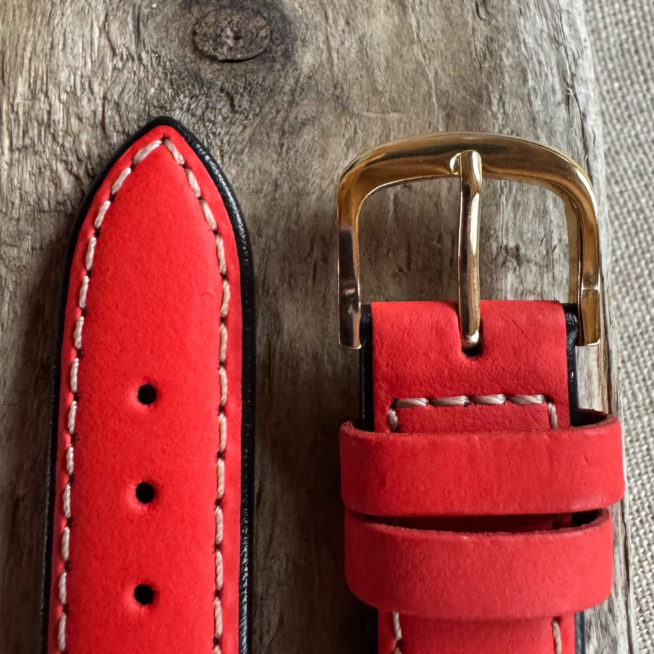 Bracciali & Braccialetti: 18mm Edelweiss Watch Strap Red – Nuovo (secondo la descrizione) da Arzier-Le Muids venduto da Avanna 4