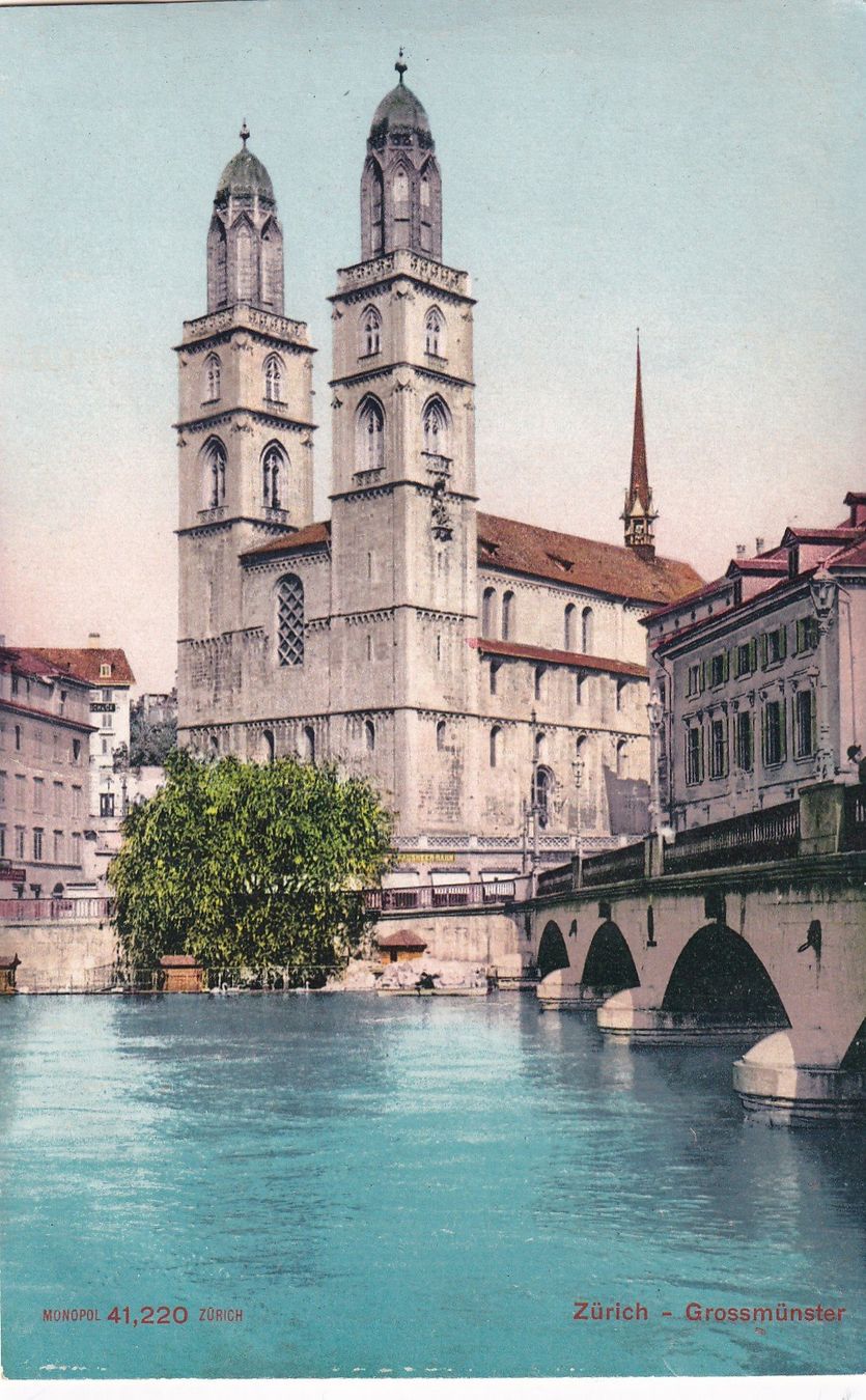 Cartoline postali: Zürich - Grossmünster – Usato da Cormoret venduto da Pascalll2001