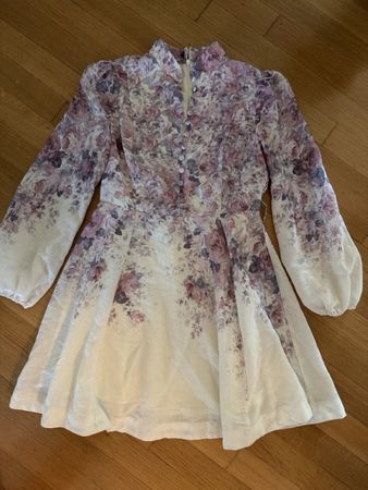 Damen Kleid Blumenmuster Grösse M