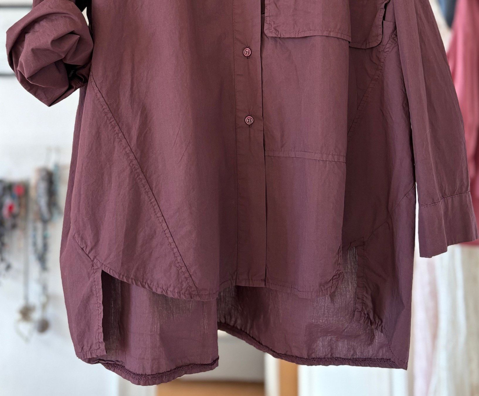 Camicette: CHEMISE OVERSIZE EN COTON! M – Nuovo e nell'imballaggio originale da Locarno venduto da NicoNion 2