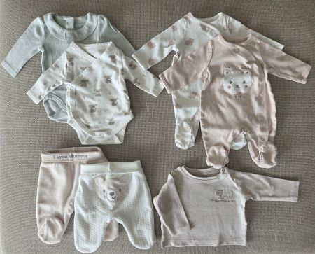 Baby Kleiderpaket C&A Herbst Strampler Body Hose 50/56