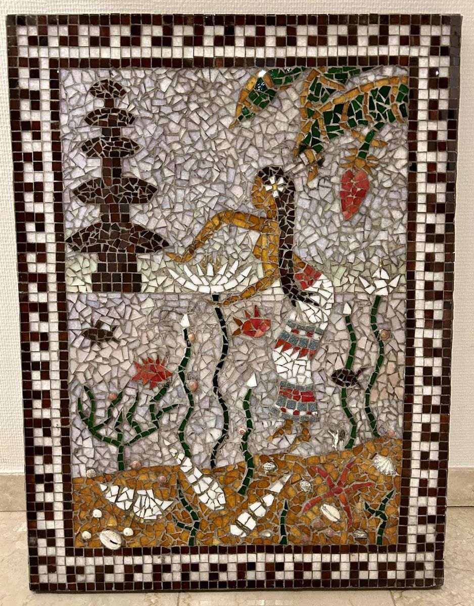 Foto & Immagini: Bali Mosaik Bild 49x66 cm – Usato da Gunten venduto da starfish3