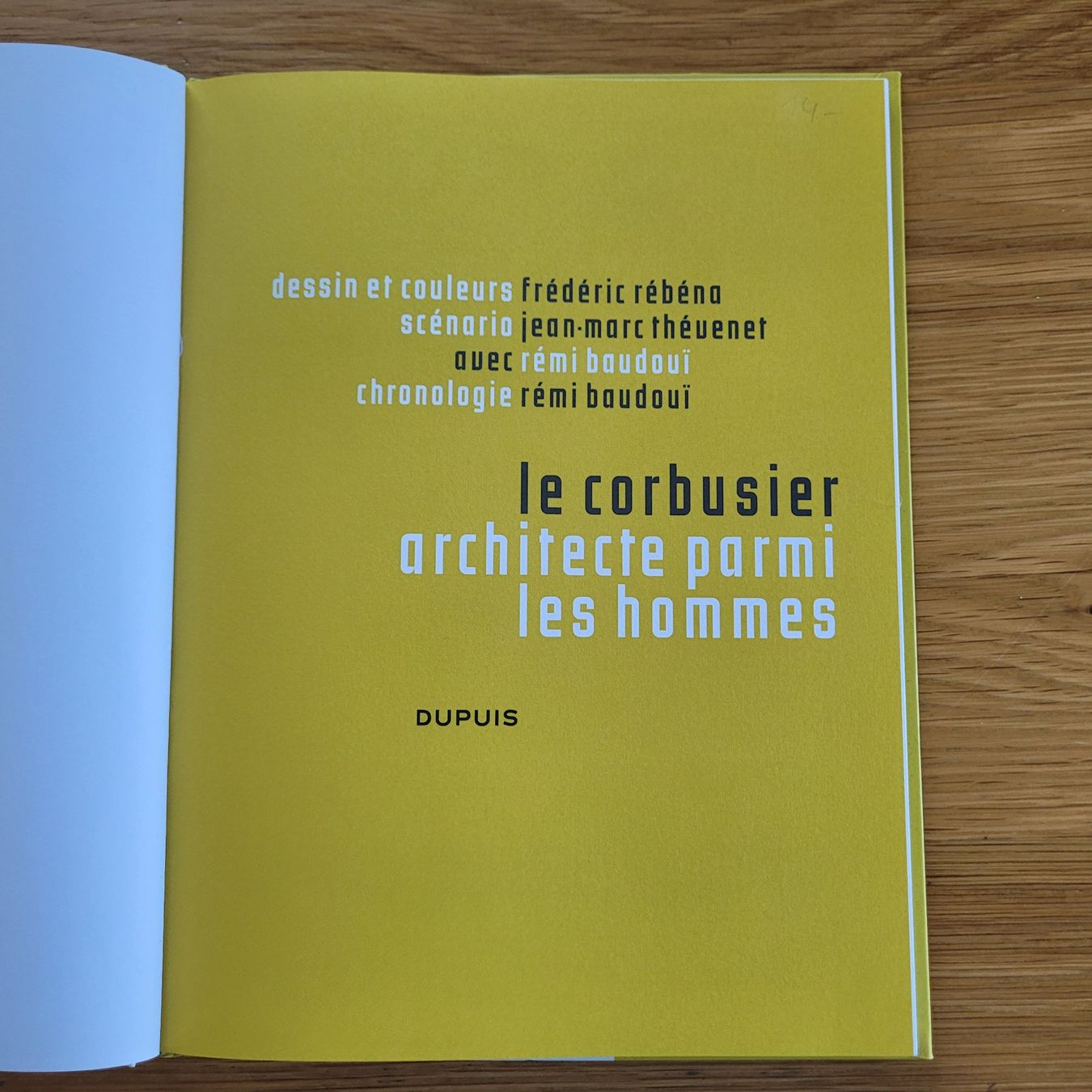 Comics: BD EO Le Corbusier Architecte Parmi Les Hommes – Gebraucht aus Biel/Bienne von Destockweb 1