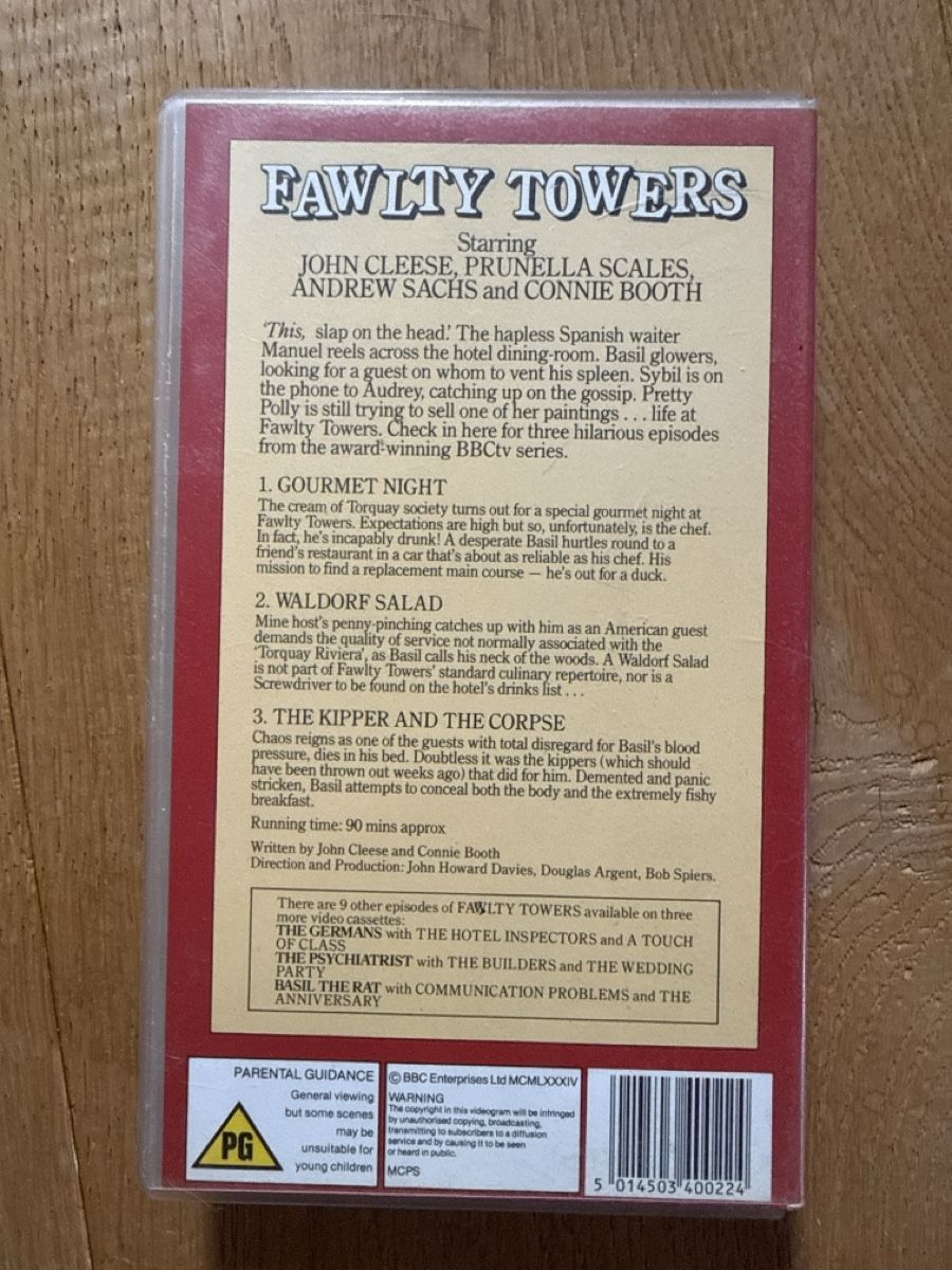 Alle VHS: Fawlty Towers - VHS – Gebraucht aus Suen (St-Martin) von Tildi01 5