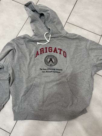 Axel Arigato Hoodie grau mit Stickerei Gr. M