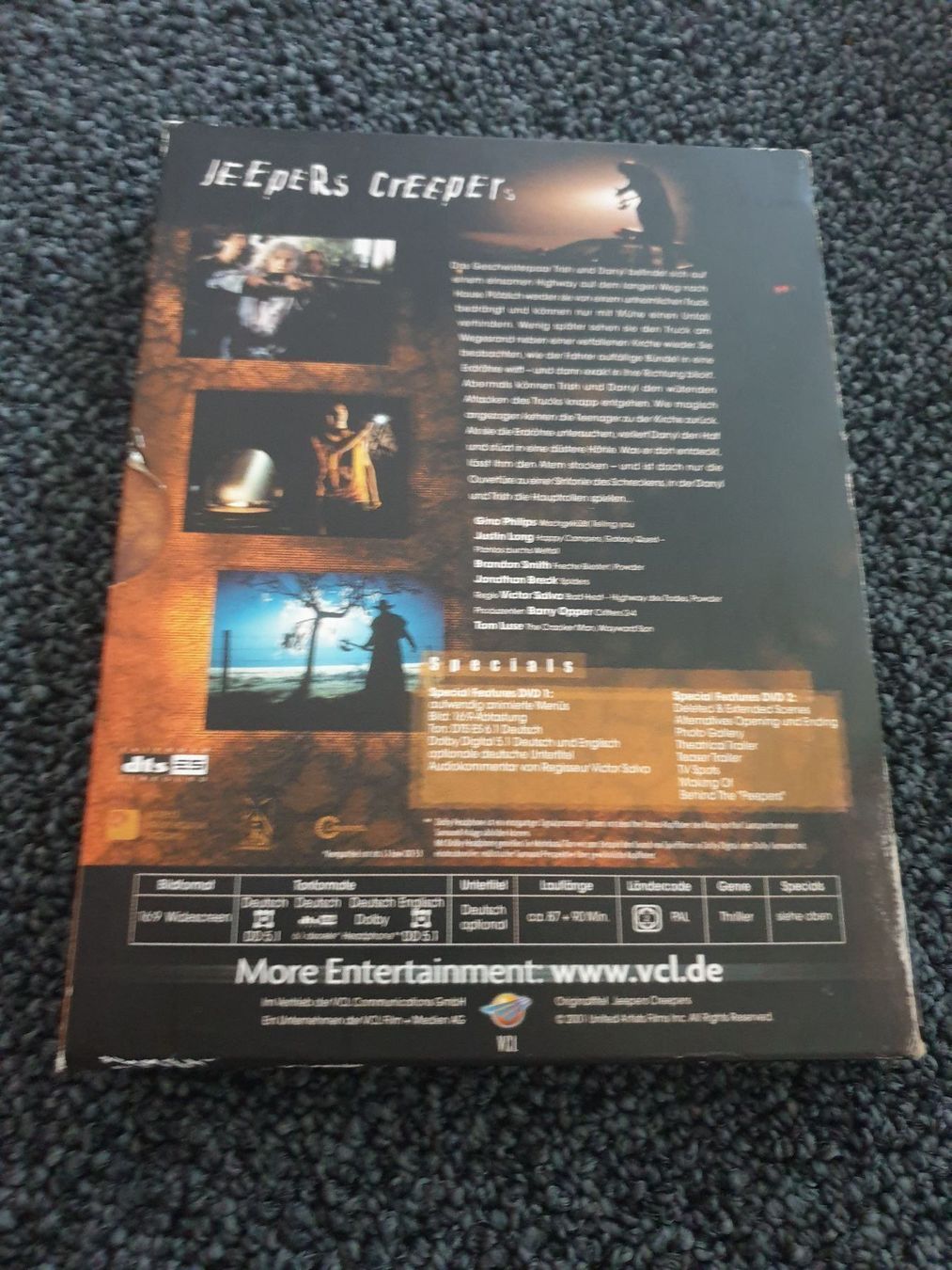 Tutti i DVDs: JEEPERS CREEPER(4054) – Usato da Ruswil venduto da M71 1