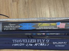 Fliegenrute IM6 Carbon 2,7m 6-7 4pc