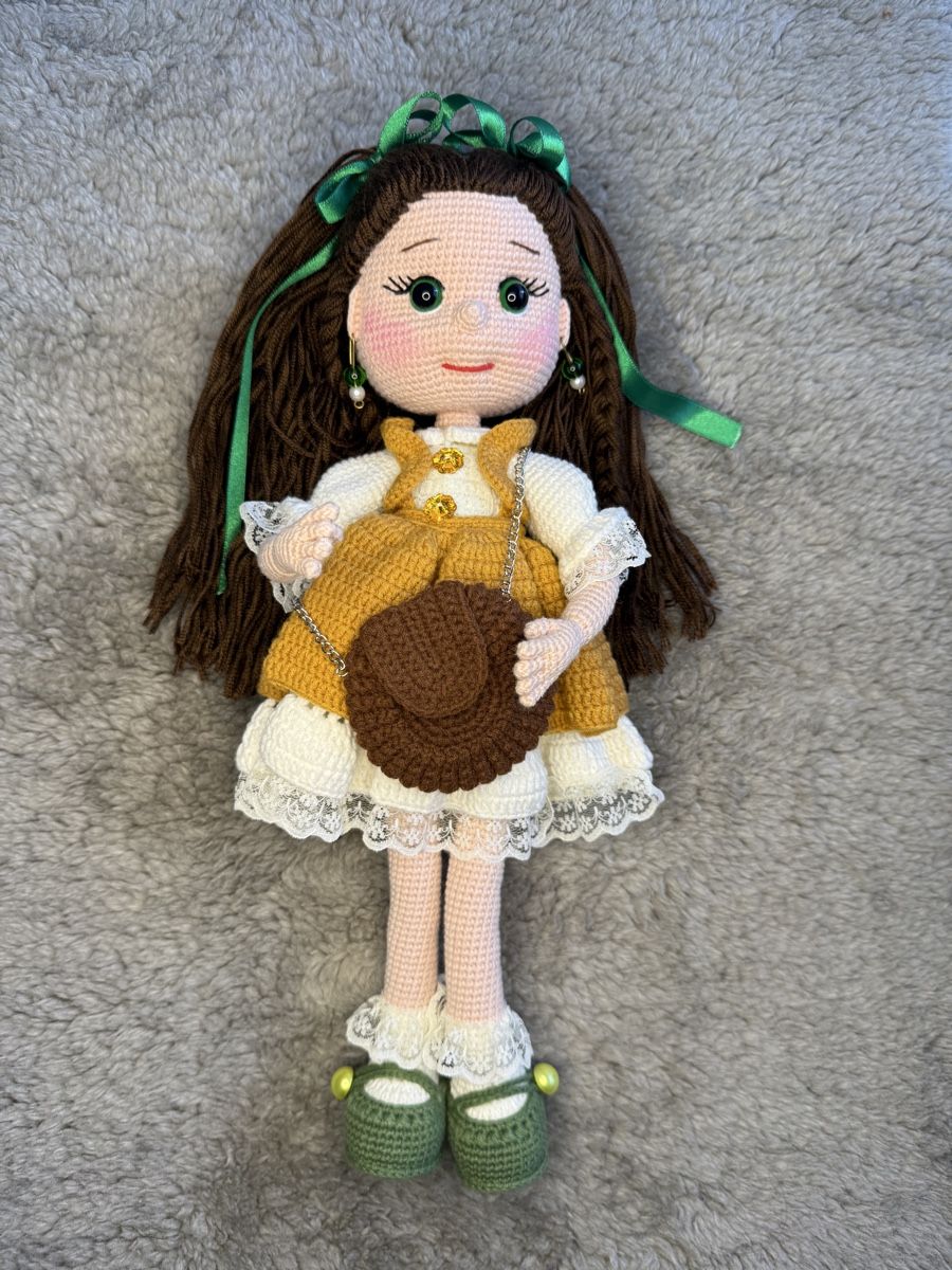 Bambole: Handgemachte Amigurumi Mädchenpuppe – Nuovo e nell'imballaggio originale da Muttenz venduto da Sarina_nadine