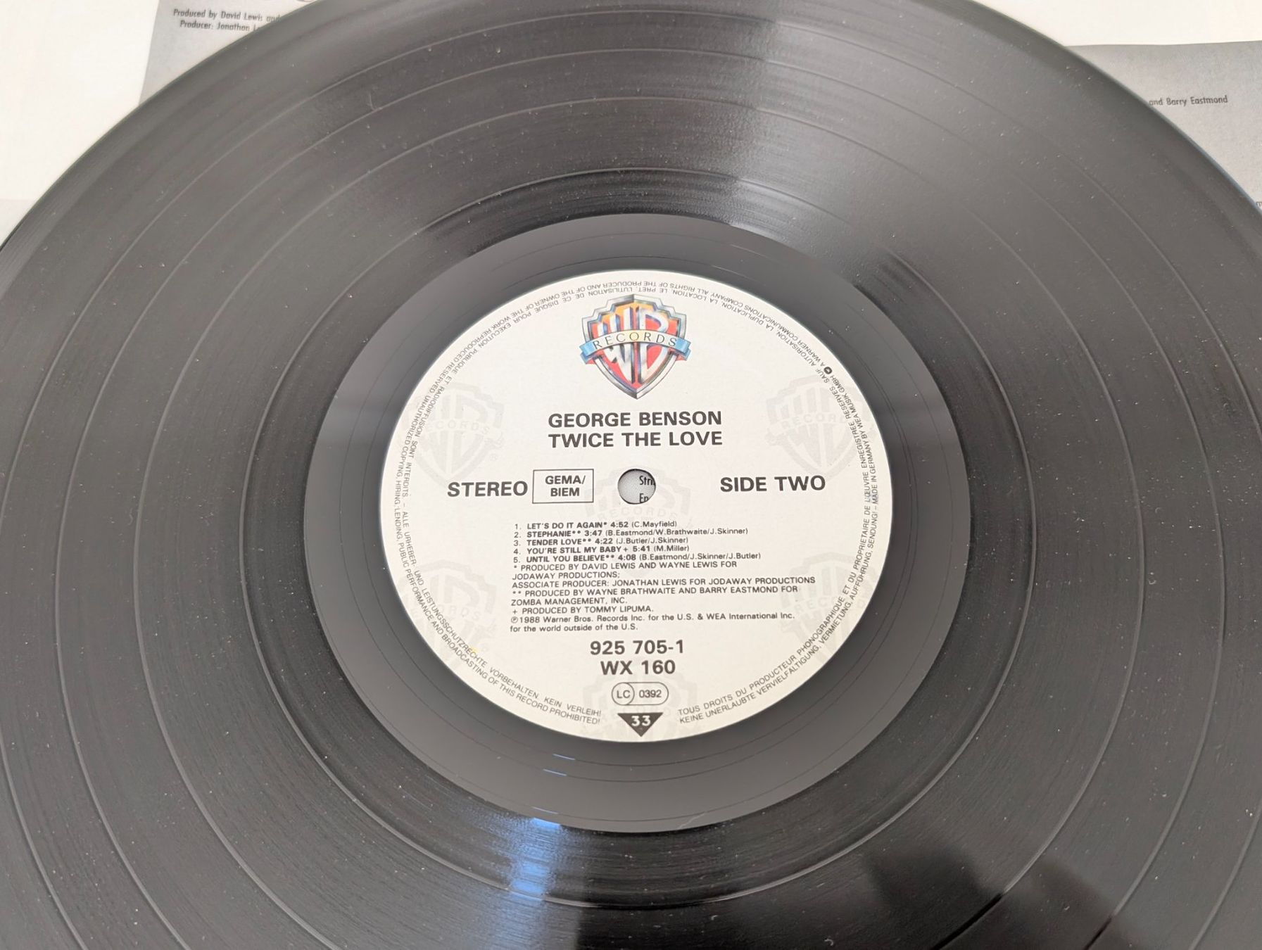Dischi in vinile: 2 x George Benson EU 83 & 88   OIS – Usato da Ebikon venduto da kisuM 9