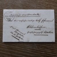 1871  VORPHILA - FALTBELEG /  Stempel FLAWYL